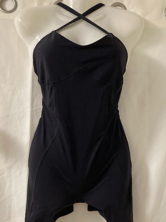 Gymshark Pants - Gymshark Black Cross-Back Athletic Romper Shorts Size S